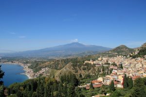 L'Etna vu de Taormine
