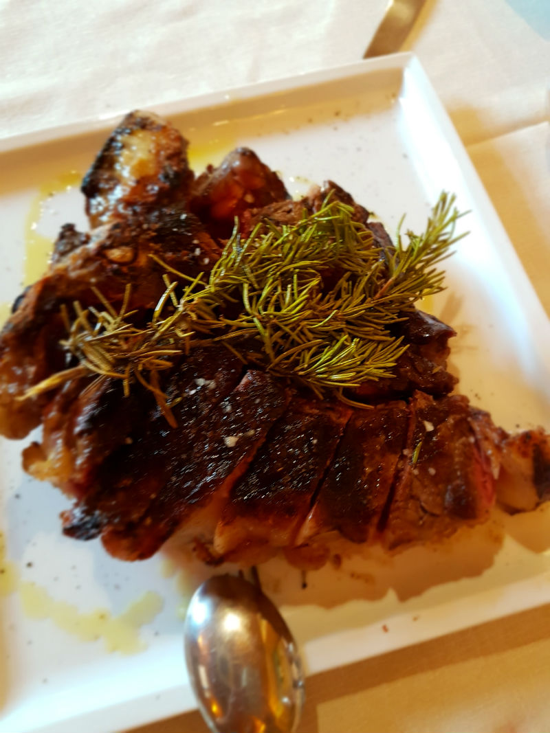 bifteck à la florentine, spécialité toscane